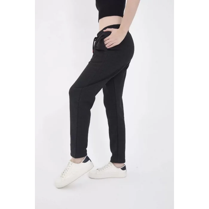 Arnay Unisex Üç İplik Basic Eşofman Pantolon - Antrasit