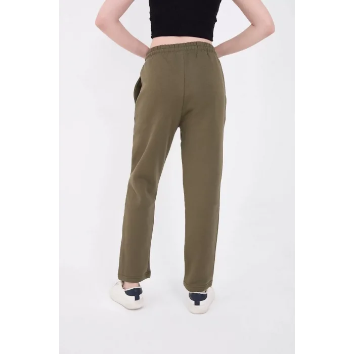 Arnay Unisex Üç İplik Basic Eşofman Pantolon - Haki