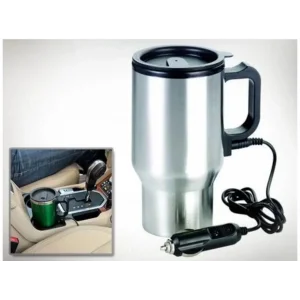 Arnay Çakmak Girişli Su Isıtıcı Termos Bardak Araç İçi Keetle - Gümüş