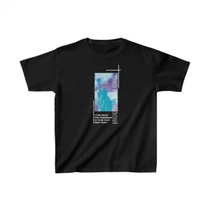 Arnay Çocuk Unisex Baskılı T-shirt - Siyah