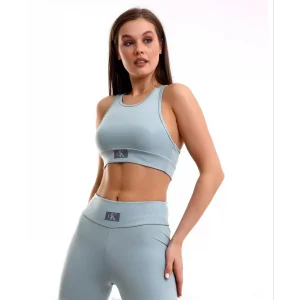 Arnay Kadın Crop Tayt İkili Spor Takımı - Gri