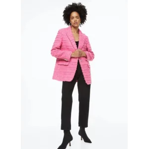 Arnay Kadın Kırlangıç Yaka Cepli Ceket - Pembe