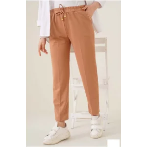 Arnay Kadın Tam Kalıp Basic Eşofman Pantolon - Kahverengi