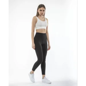 Arnay Kadın Yüksek Bel Sporcu Düz Tayt - Siyah