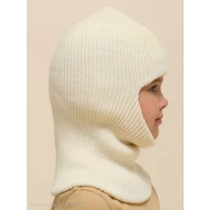 Arnay Kışlık Kar Maske Çocuk Triko Bere - Krem
