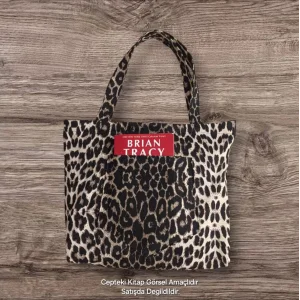 Arnay Leopar Desenli Piknik Ve Deniz Cepli Fermuarlı  Çanta - Leopar