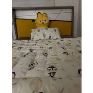 Arnay Tek Kişilik Doğal Yün Yorgan Ve Yastık Takımı - Beyaz