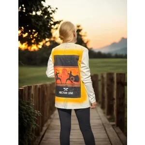 Arnay Unisex Bisiklet Yaka Uzun Kollu T-shirt - Beyaz