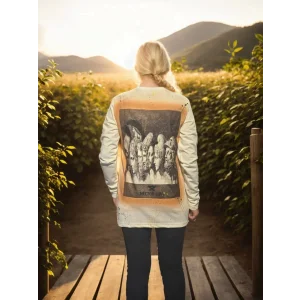 Arnay Unisex Bisiklet Yaka Uzun Kollu T-shirt - Beyaz