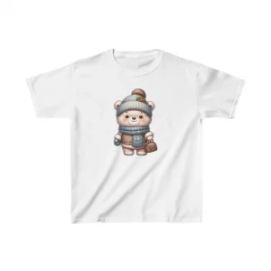 Arnay Unisex Çocuk Baskılı T-shirt - Beyaz