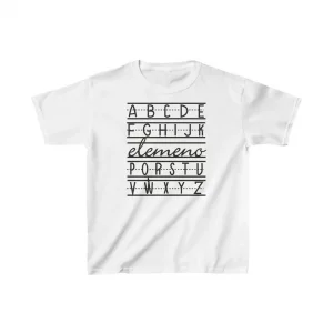 Arnay Unisex Çocuk Baskılı T-shirt - Beyaz