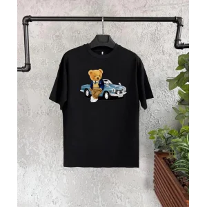 Arnay Unisex Çocuk Baskılı T-shirt - Siyah