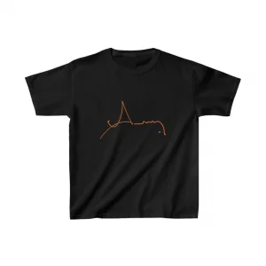 Arnay Unisex Çocuk Baskılı T-shirt - Siyah