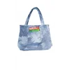 Arnay Blujin Desenli Piknik Ve Deniz Cepli Fermuarlı Çanta - Mavi