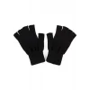 Arnay Kadın Kısa Parmaksız Triko Eldiven - Siyah