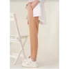 Arnay Kadın Tam Kalıp Basic Eşofman Pantolon - Kahverengi