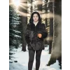 Arnay Kadın Uzun Kollu Hakiki Kürk - Siyah