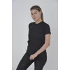 Arnay Kadın Yandan Fermuarli Slim Fit T-shirt - Siyah