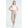 Arnay Kadın Yüksek Bel Fitilli Tayt - Bej