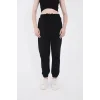 Arnay Üç İplik Basic Lastikli Eşofman Pantolon - Siyah