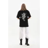 Arnay Unisex Baskılı Oversize T-shirt - Siyah