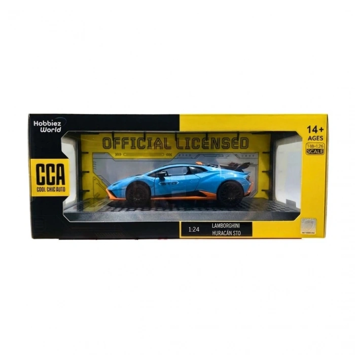 1/24 Lamborghini STO Pearl Blue Model Araba