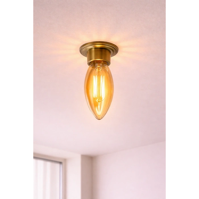 1 Adet CATA CT 4280 Led Rustik Ampul 4W Amber Işık  E14 Duy