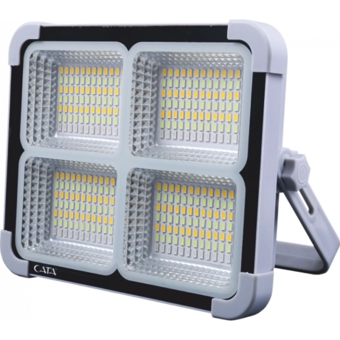 1 Adet CATA CT 4698 Solar 200W Led Projektör Taşınabilir