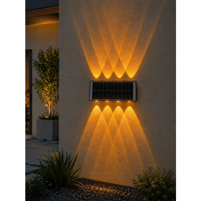 1 Adet CATA CT 8010 Kos 20W Solar Led Aplik 2700K Amber