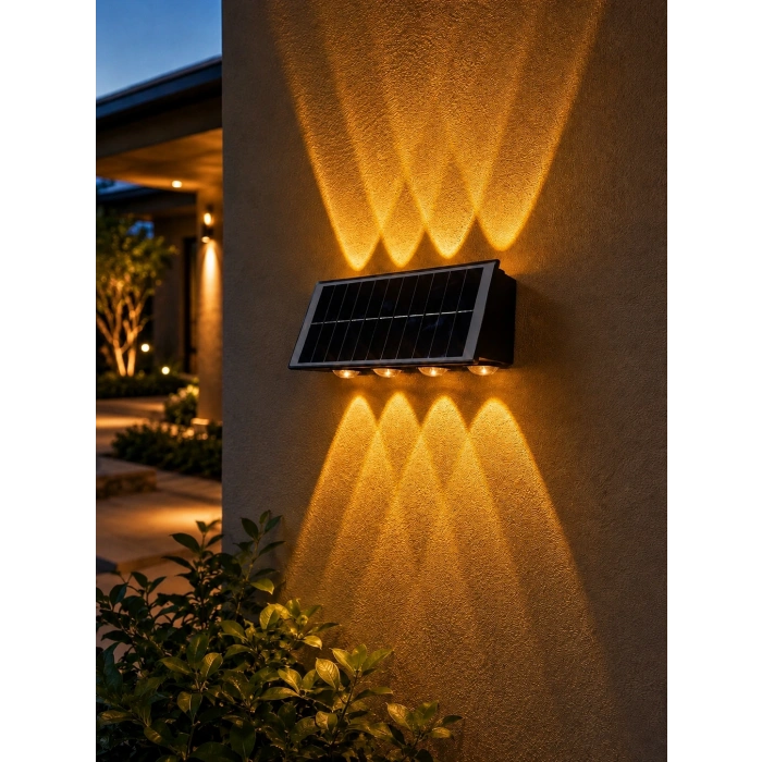 1 Adet CATA CT 8010 Kos 20W Solar Led Aplik 2700K Amber