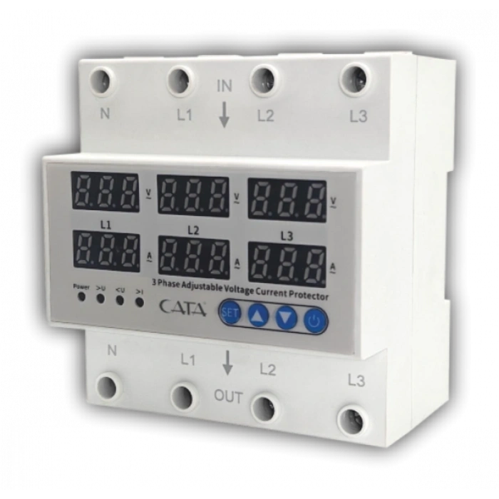1 Adet CATA CT 9199 Voltaj Ve Akım Koruma Regülatörü 380V