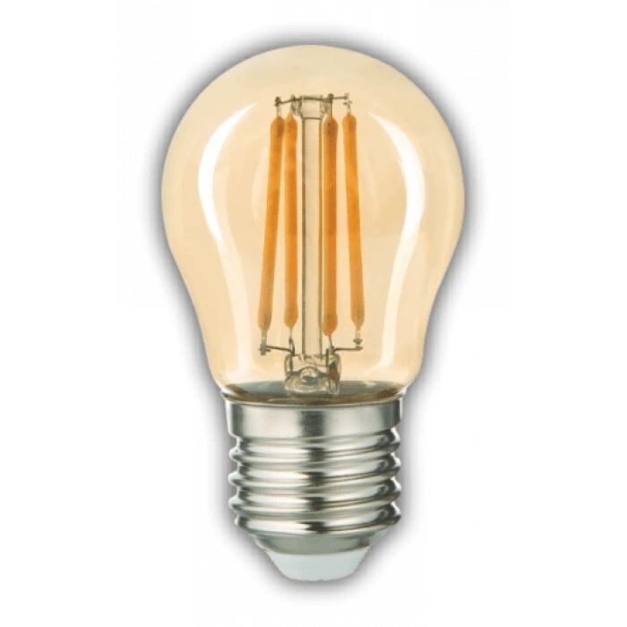 1 Adet KENDAL KES603 Led Rustik Ampul 6W Amber Işık E27 Duy