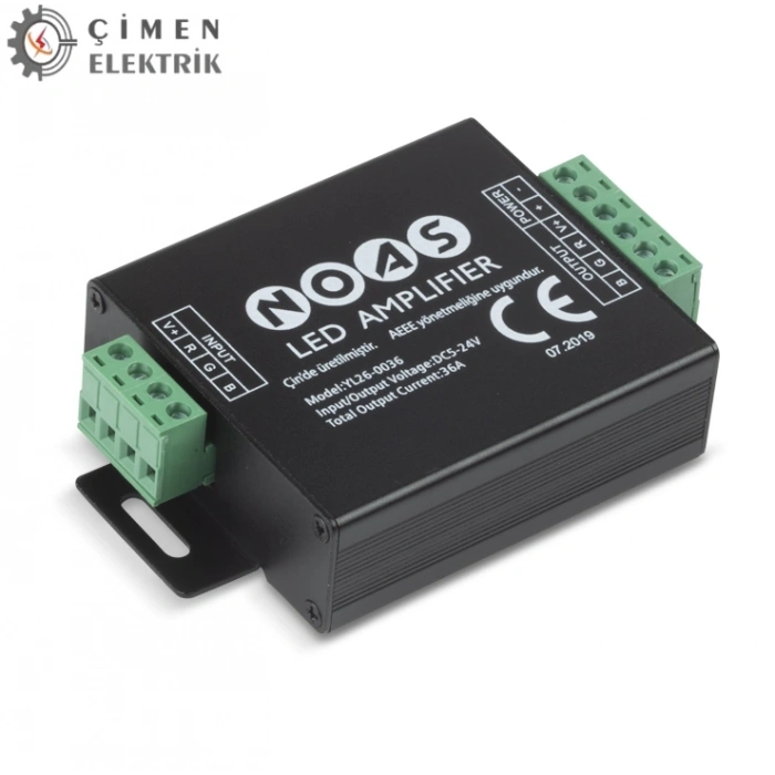 1 Adet Noas YL26 0036 RGB Led Repeater 12-24V 36A