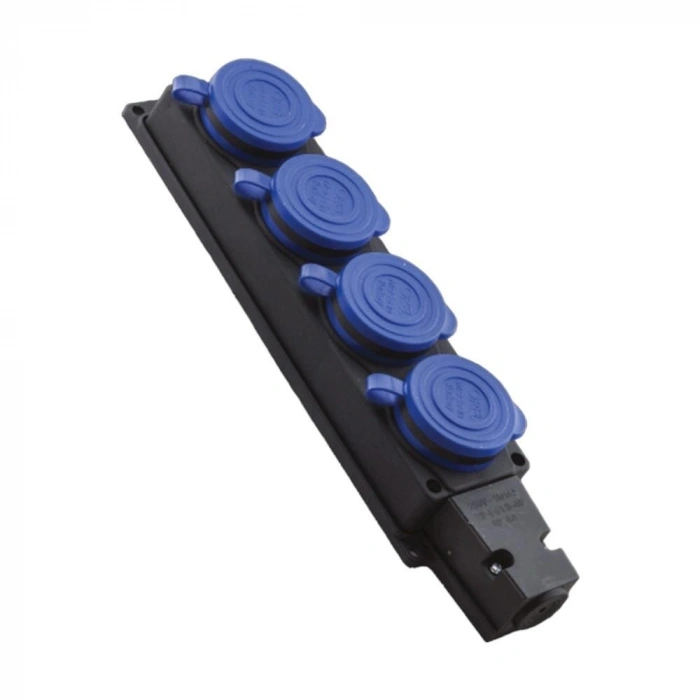 1 Adet Orel 1X16a 4 Lü Kauçuk Grup Priz 220 V