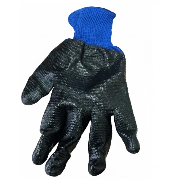 1 Adet VIO Zebra 2511 Mavi Siyah İş Eldiveni 10XL
