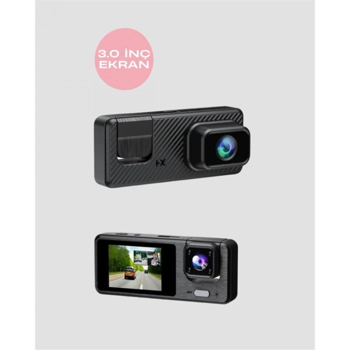 1080P 3 Kameralı Araç DVR -Q301