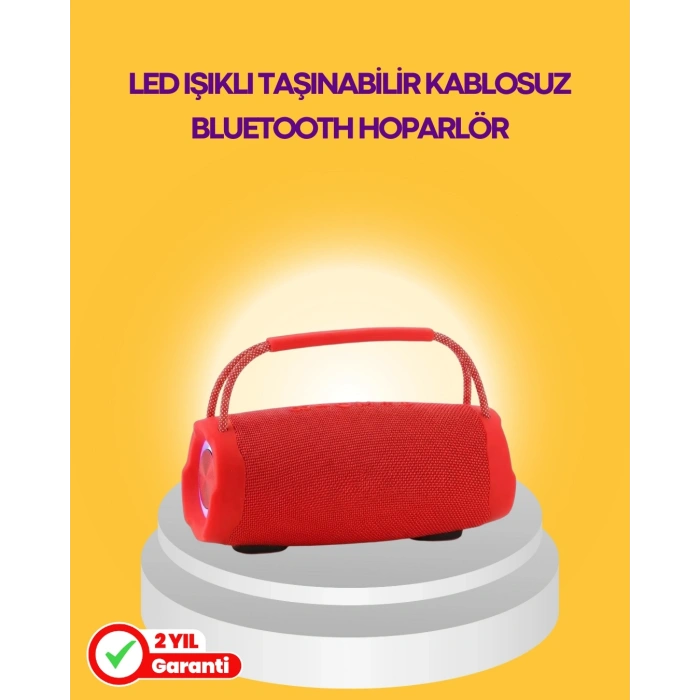 10W Güçlü Stereo Ses Sunan IPX6 Bluetooth Hoparlör