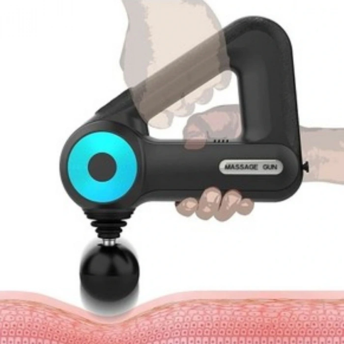 12 Farklı Başlıklı Profesyonel Masaj Tabancası - Kas Gevşetici ve Yorgunluk Giderici Masaj Aleti (5047)