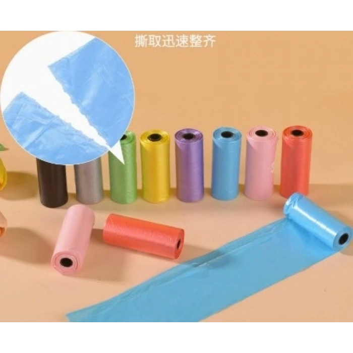 12 li Köpek Dışkı Poşet Düz Renkli Set (5047)