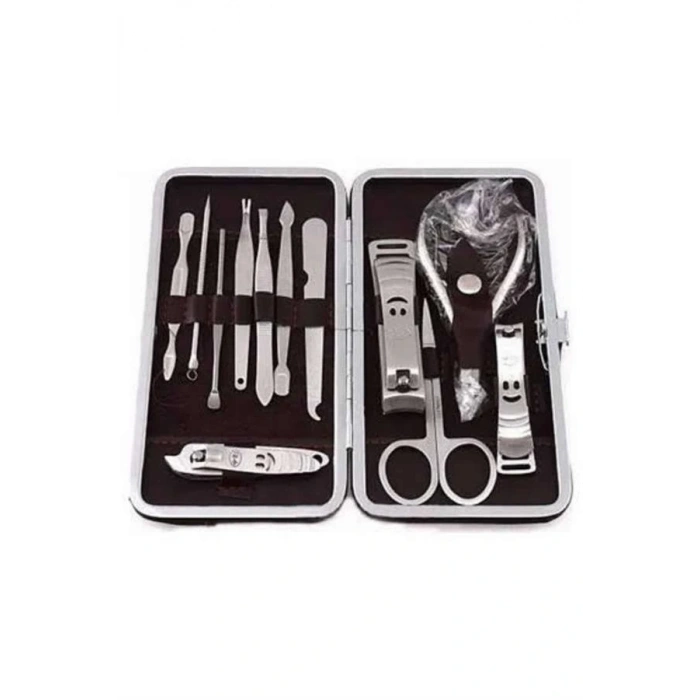 12 Parça Manikür Pedikür Seti Tırnak Bakımı Nasır Temizleme El Ayak Bakımı
