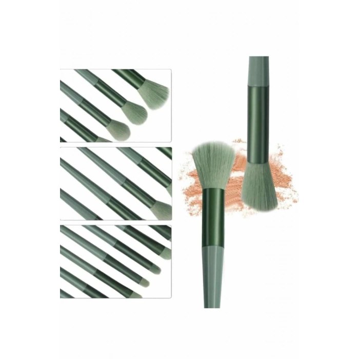 13 Parça Makyaj Fırça Seti Far Kontür Aydnlatıcı Fırçası İz Bırakmaz Hafif ve Yumuşak