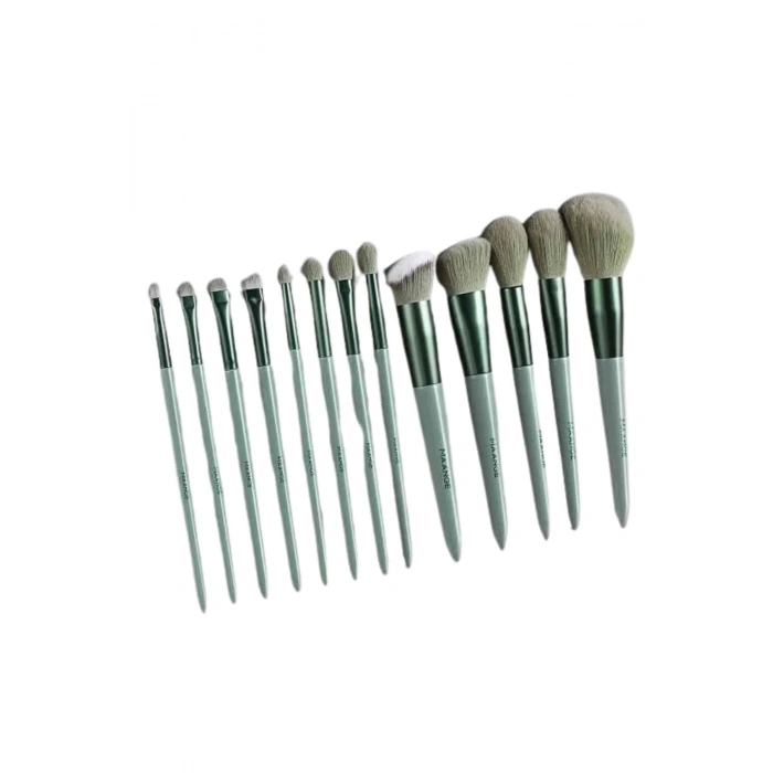 13 Parça Taşınabilir Kılıflı Profesyonel Makyaj Fırça Seti Pudra Allık Fondöten Fırçası