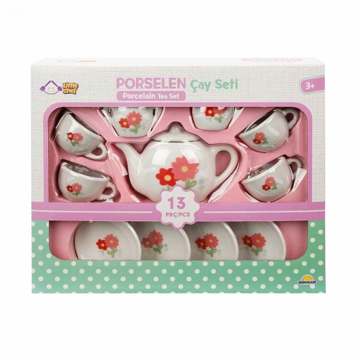 1501 Porselen Çay Seti 13 Parça -Sunman