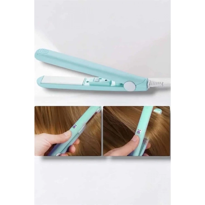 180°C Isı ve Uzun Süre Kalıcı Düzlük Sağlayan Mini Saç Düzleştirici