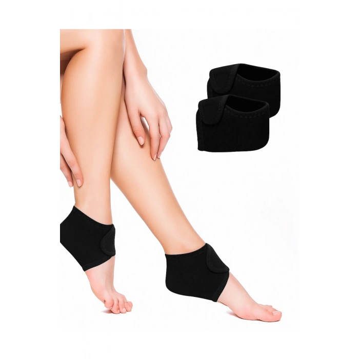 2 ADET Topuk Dikeni Silikon Tabanlı Ortopedik Çorap Ağrı Azaltıcı Çatlak Nasır Ayak Destek Çorapları