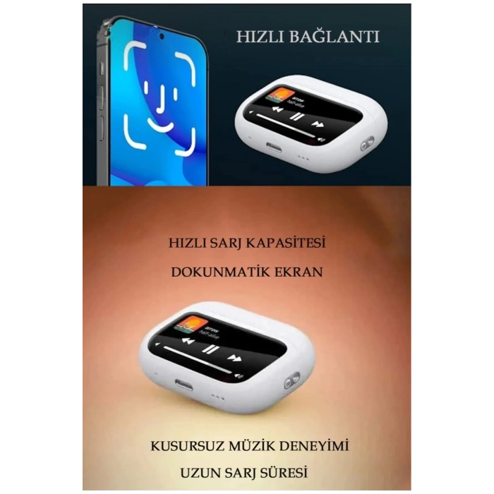 2. Nesil Pro 2 Kulaklık ANC Mod Özellikleri Aktif Ios Android Uyumlu Wireless Şarjlı