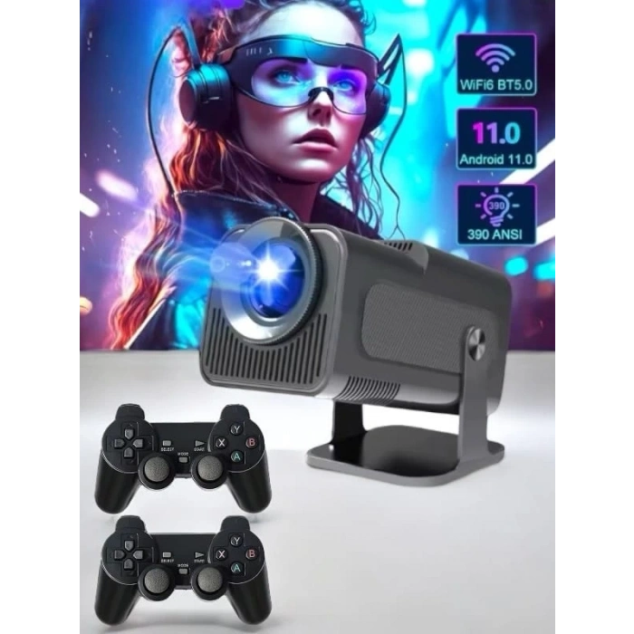 2000+ Oyun ve Popüler Uygulama Destekli Çok Fonksiyonlu Projeksiyon