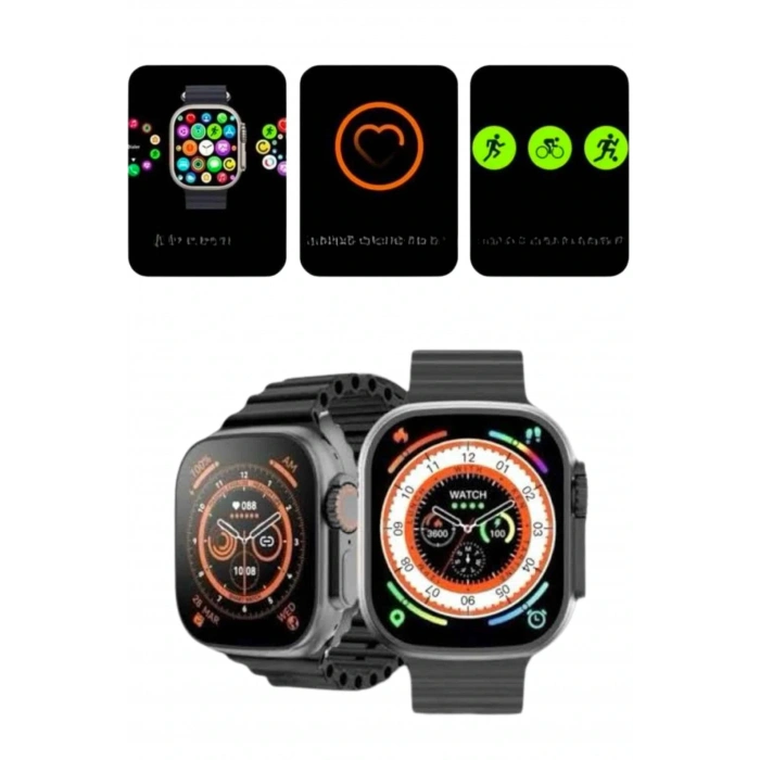 2025 Model Akıllı Saat Kordon Hediyeli Çağrı Cevaplama Uzun Pil Süreli Android İOS Uyumlu