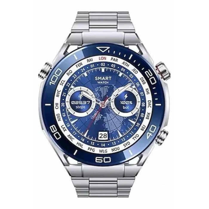 2025 Model Yuvarlak Ekran Android ve İOS Uyumlu GPS Takibi Yapabilen Akıllı Saat