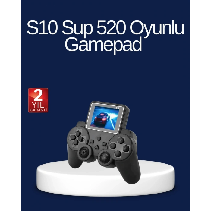 2025 S10 Gamepad 520 Klasik Retro Oyunlu TV Bağlantılı A Kalite Orijinal